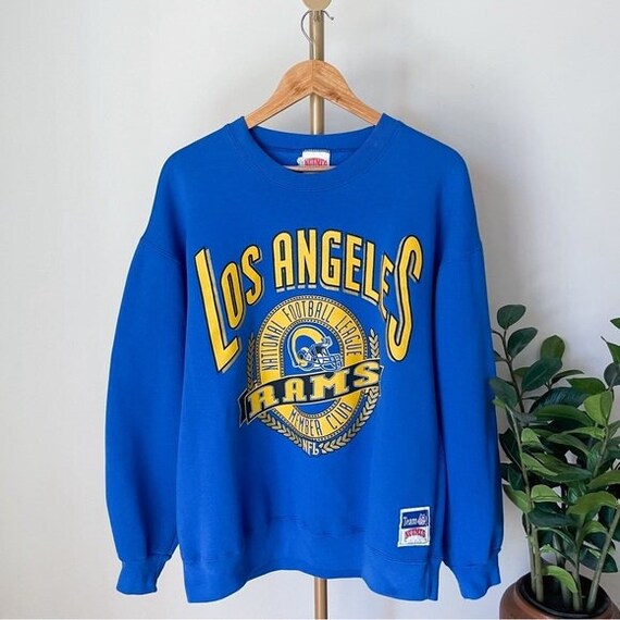 Vintage Nutmeg LA Rams Football Sweatshirt Etsy
