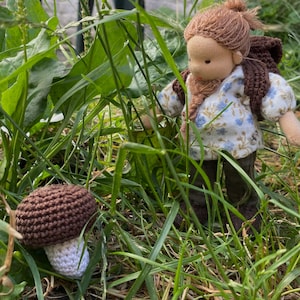 Waldorf-Inspired Gnome Doll – 14 cm | Premium Handmade with Natural Materials | Customizable