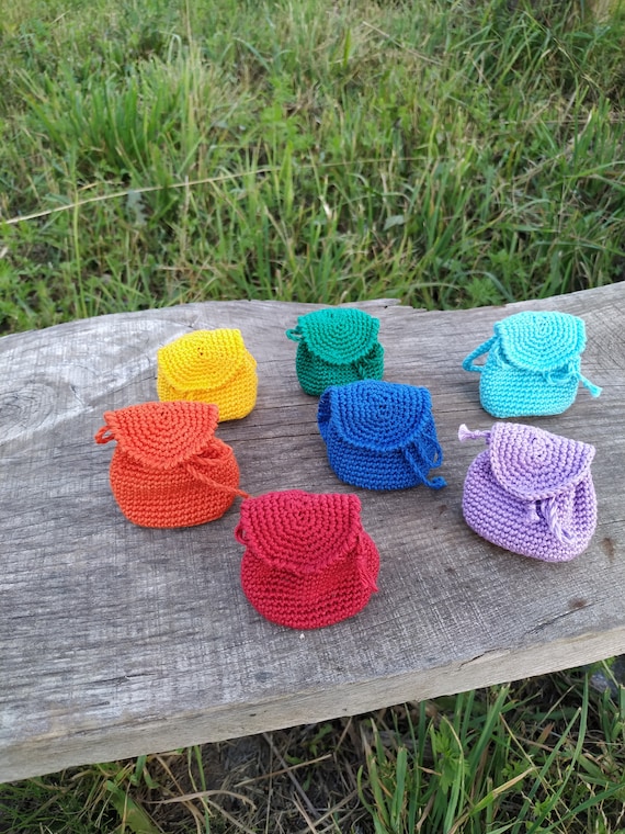 Mini sac a dos pour poupees sac au crochet Etsy France