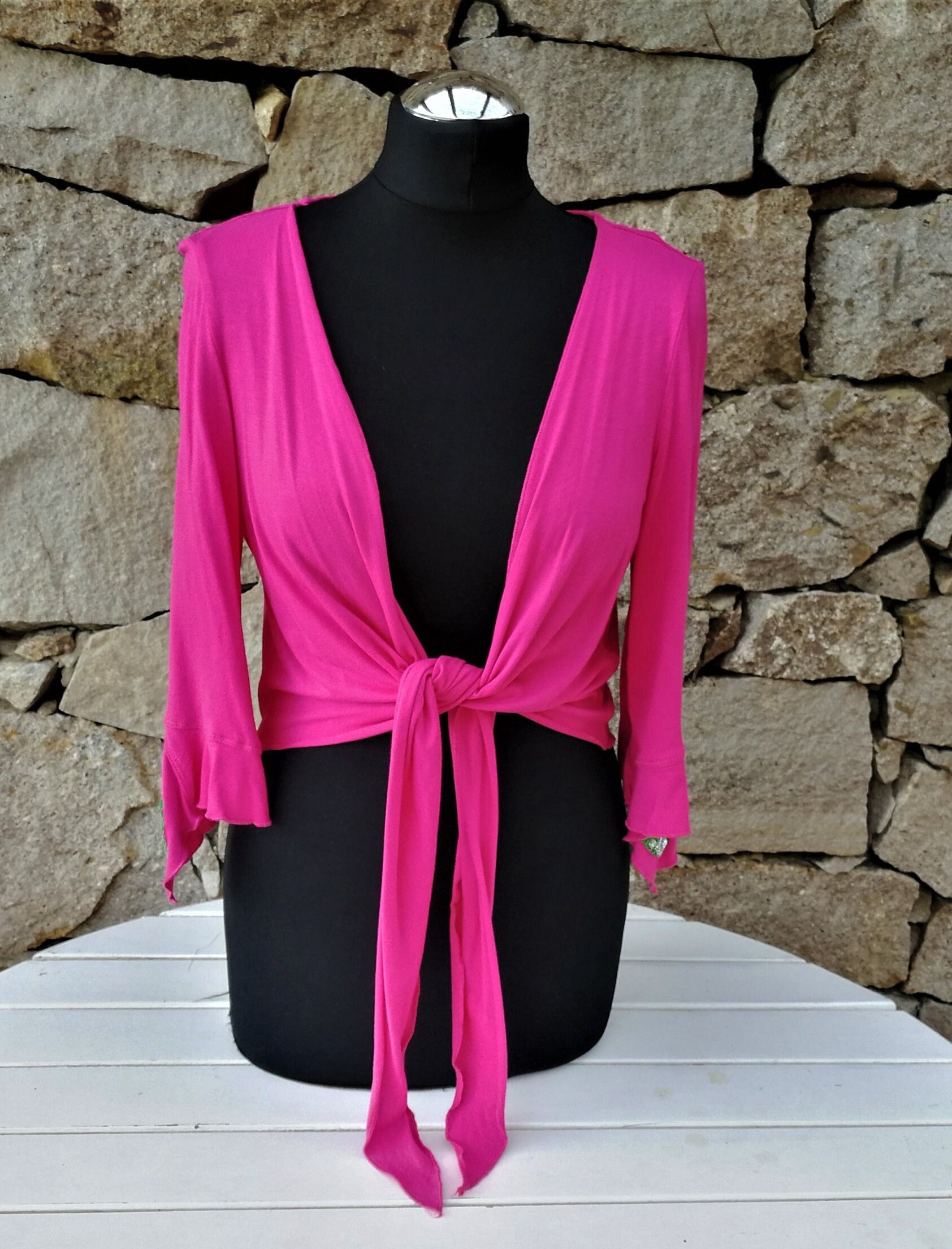 Hot pink deals bolero jacket