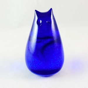 Hand Blown Glass Kitty Cat, #4 - Unique Decor, Made in USA