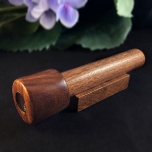 Handmade Wooden Small Rotating Head Kaleidoscope, Walnut