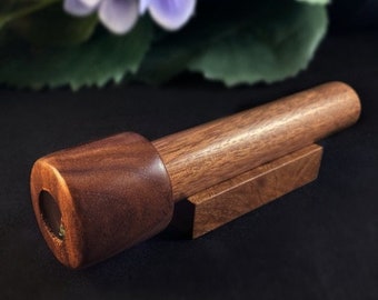 Handmade Wooden Small Rotating Head Kaleidoscope, Walnut
