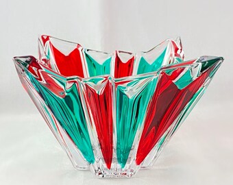 Venetian Glass Princess Votive Holder - Handmade in Italy, Colorful Murano Glass Candle Holder