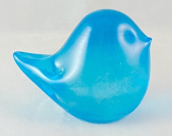 Hand Blown Glass Bird, #8 - Unique Decor, Made in USA