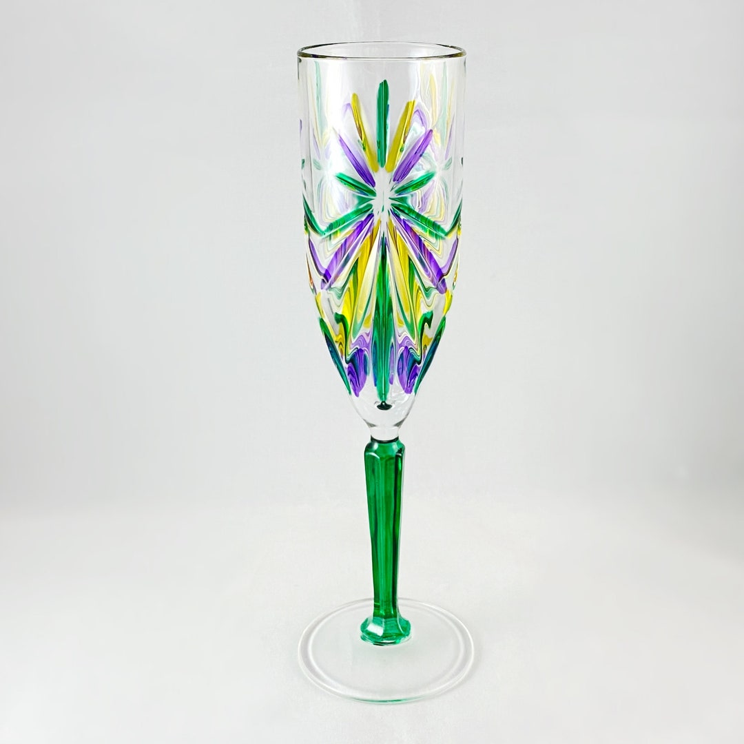 Mardi Gras Glacier Flute Champagne, Sold Separately main image 0