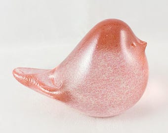 Hand Blown Glass Bird, #3 - Unique Decor, Made in USA