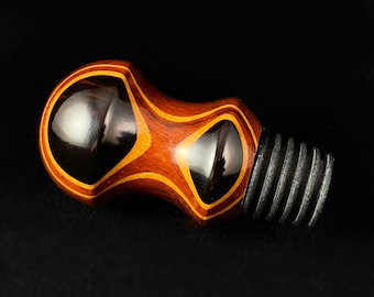 Wooden Wine Bottle Stopper - Gift for Wine Lovers