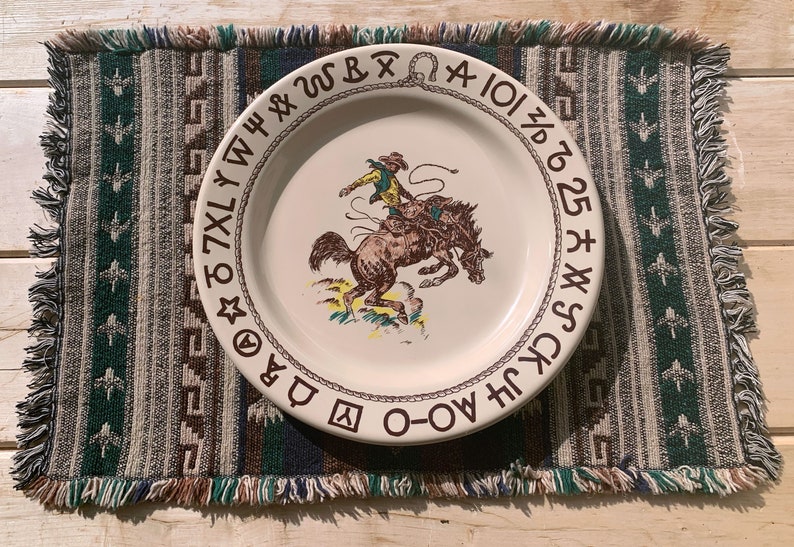 Yellowstone TV Show Plates True West WESTWARD HO Rodeo Etsy