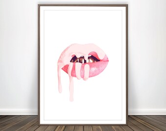 Kylie Jenner Lips Etsy