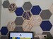 Wood Polygon Sound Diffuser Panel Acoustic Hexagon Wall Tile Art Design 