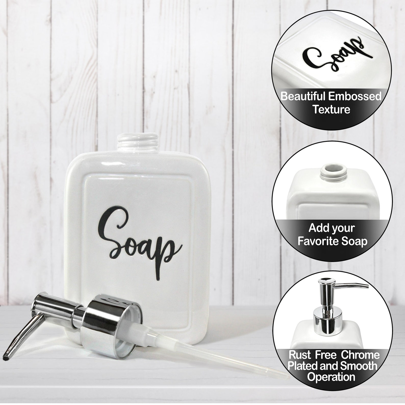 farmhouse kitchen soap dispenser