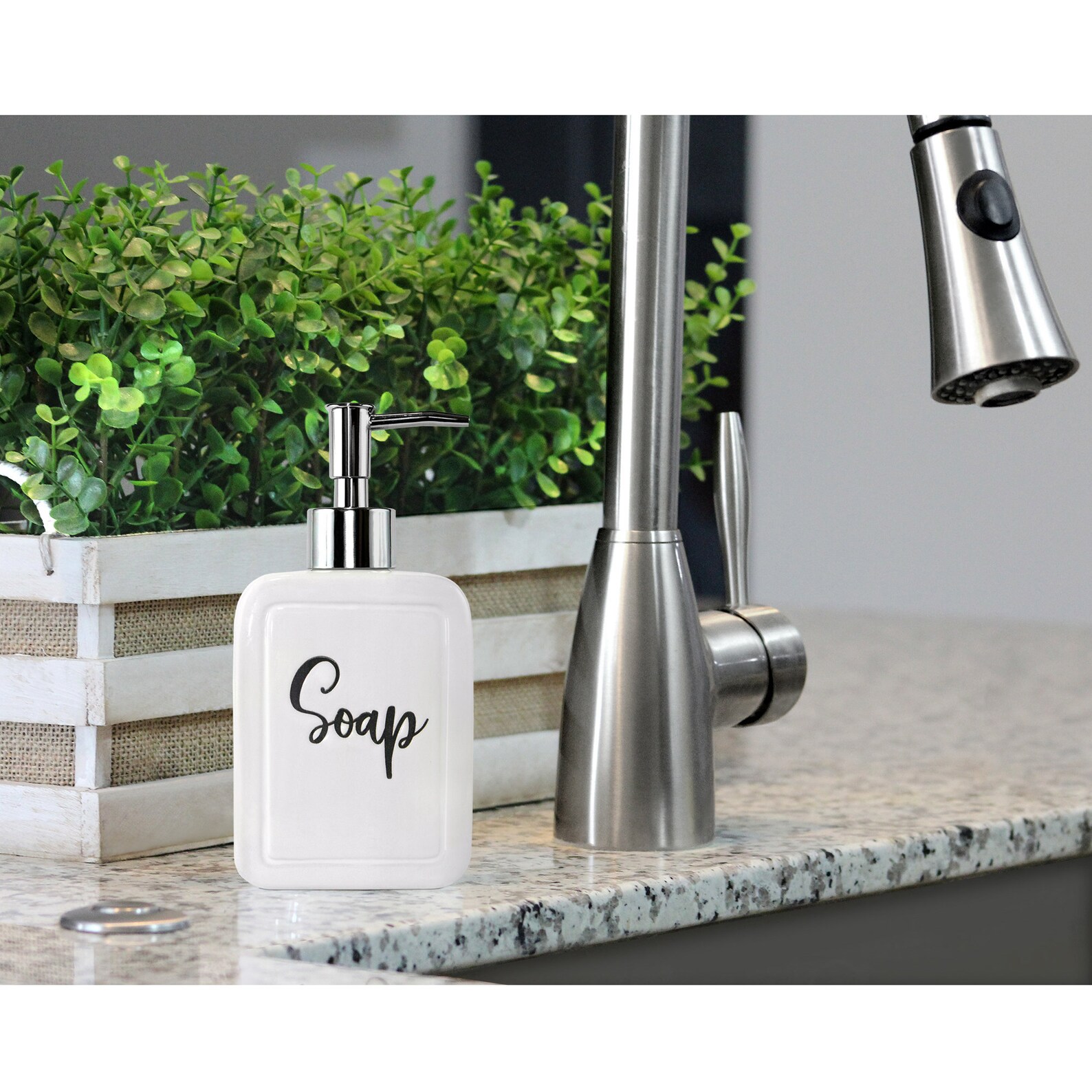 farmhouse kitchen soap dispenser