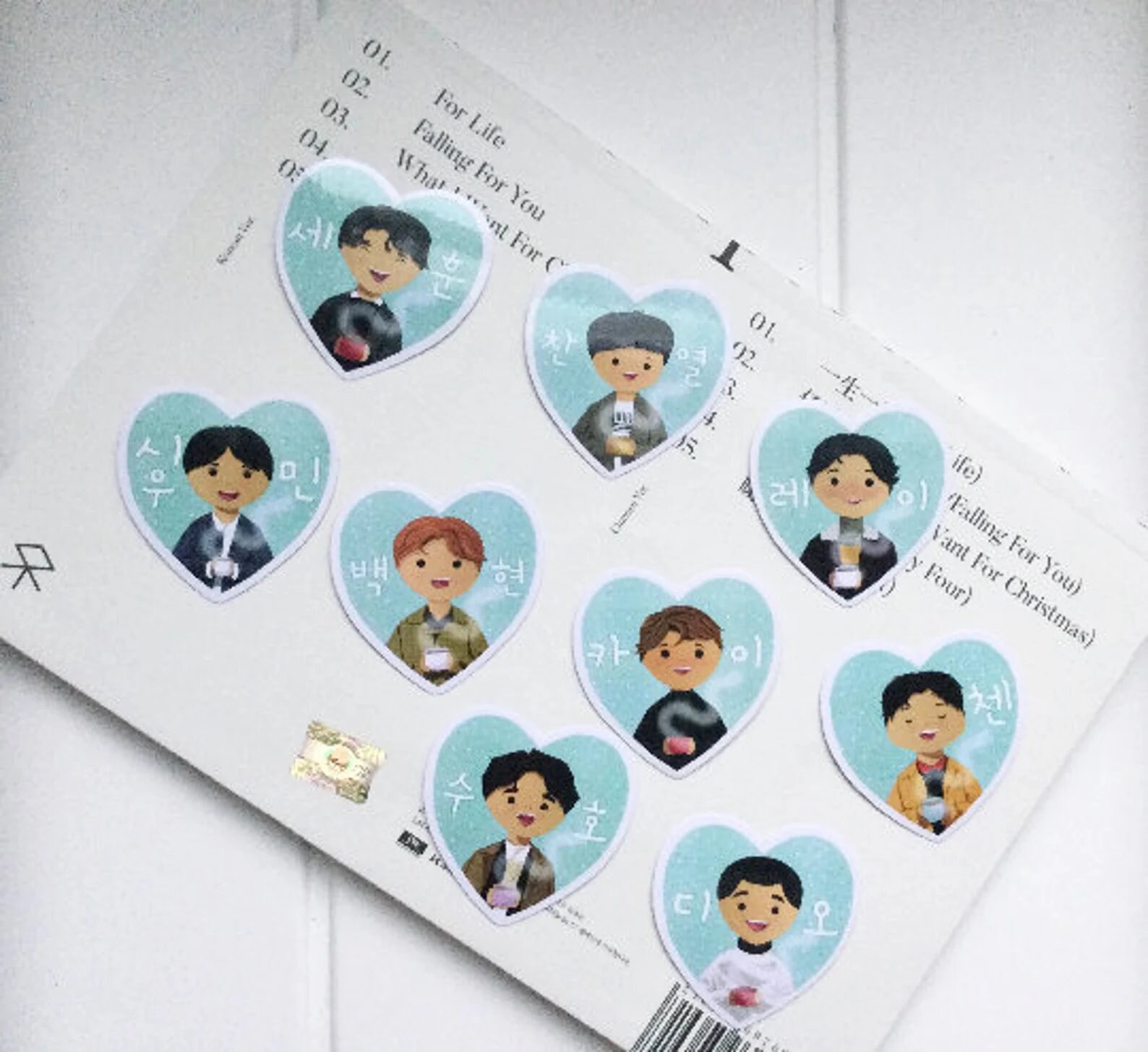 EXO Winter Album Kpop Stickers, Universe EXO Stickers, EXO Sing for You ...