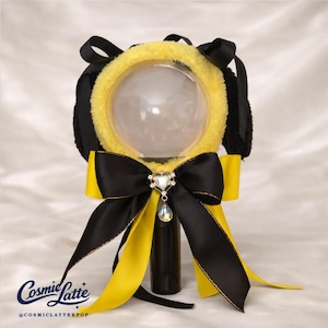 Idol Kpop Lightstick Cover, Yellow Puppy Bow Decoration, Concert Lightstick Cover, Concert Lightstick Bow, Concert Lightstick Bow Accessory
