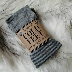 Groom Gifts Groom Socks Bride to Groom Gift From the Bride Cold Feet