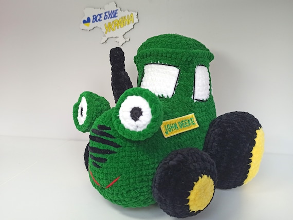 Stuffed john hotsell deere tractor