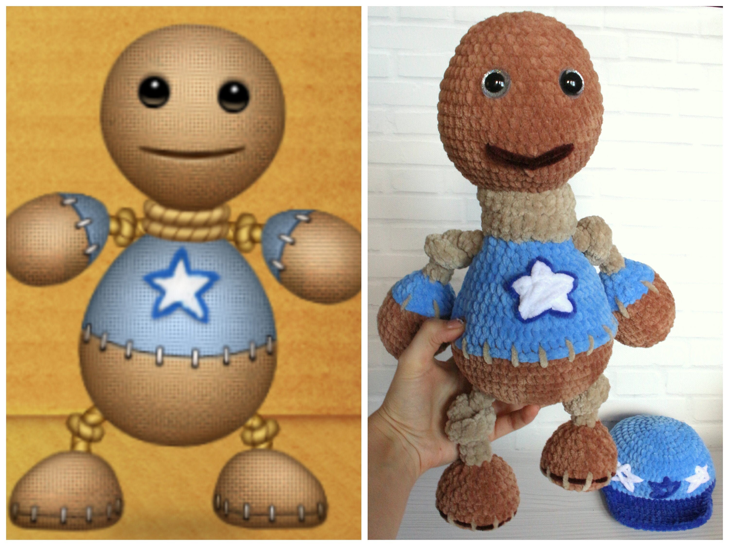 Kick The Buddy plush Crocheted handmade soft toy with Etsy