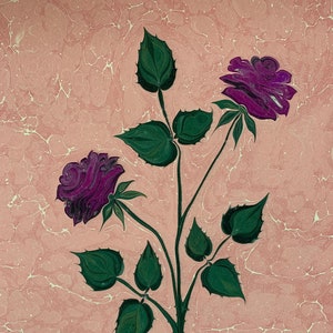 Hand Marbled Paper: Marbling Art (Ebru) Decorative Paper