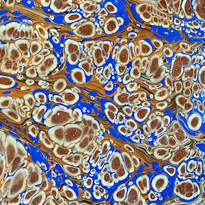 Hand Marbled Paper: Marbling Art (Ebru) Decorative Paper