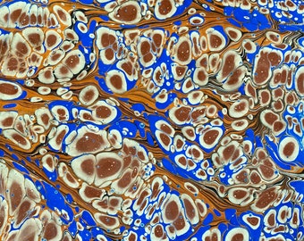 Hand Marbled Paper: Marbling Art (Ebru) Decorative Paper