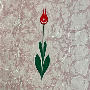 Hand Marbled Paper: Marbling Art (Ebru) Decorative Paper