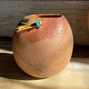 Handmade Horsehair Burnished Navajo Pottery