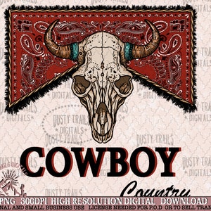 Cowboy Country, Digital Downloads, Rodeo PNG, Country Western PNG, Designs Downloads, Shirt Design, Sublimation Download