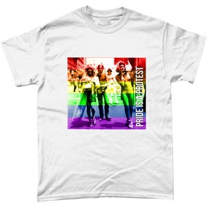 Pride is a protest t shirt , gay pride t shirt , stonewall inn tee, rainbow tshirt, queer clothing , gay rights , activist t shirt , gay pri