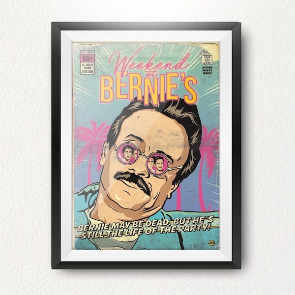 80s Comedy Movie Inspired Limited Edition Print. Cult Classic Movies.