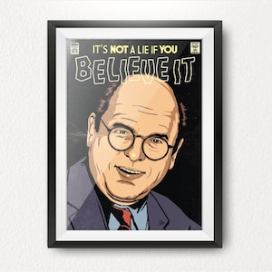 George 90s TV sitcom Print - Classic, Cult, Jerry, Limited Edition Print