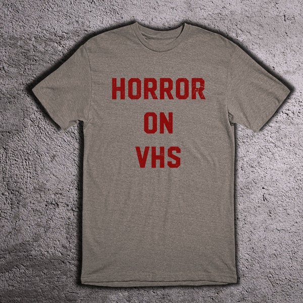 Horror on VHS, Limited Edition Shirt. 70s 80s