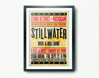 90s Movie Inspired, Stillwater Limited Edition Print - Classic, Cult, Famous Movies.