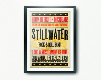 Famous 90s Movie Inspired, Stillwater Limited Edition Print - Classic, Cult, Movies.