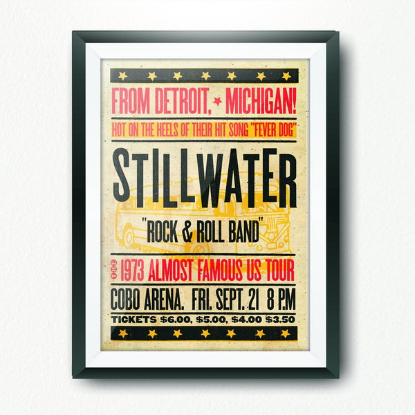 Famous 90s Movie Inspired, Stillwater Limited Edition Print - Classic, Cult, Movies.