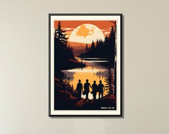 80s Coming of Age, Teen Movie Inspired Limited Edition Print. Classic, Cult, Stand, Phoenix, Me, Movies.