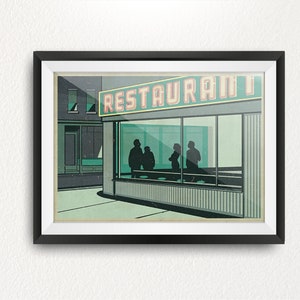 90s TV sitcom Print - Classic, Cult, Monk&#39;s Restaurant Limited Edition Print