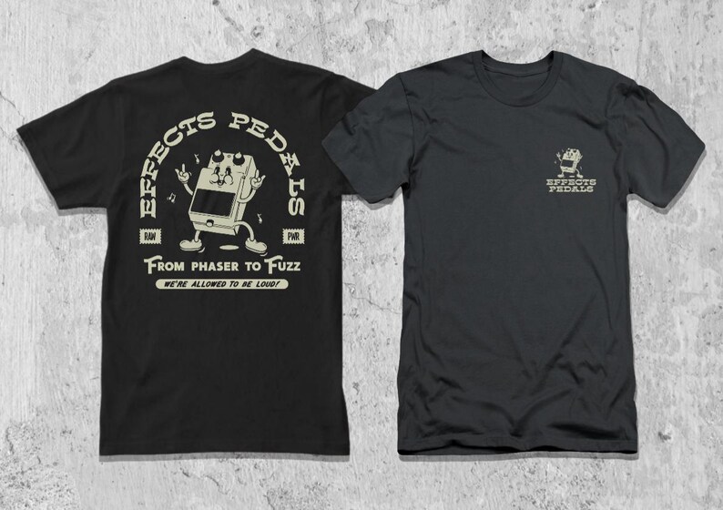 Guitarist Effects Pedal Themed Limited Edition Shirt guitar, Overdrive