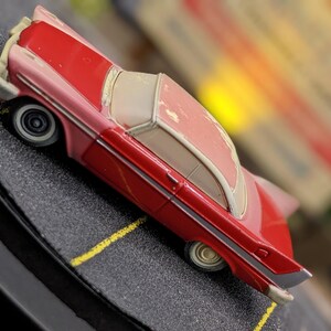 Movie Diorama Lamp | Handmade Vintage Car Night Scene | Retro Horror Film Display | Cult Movie Collector Decor image 7
