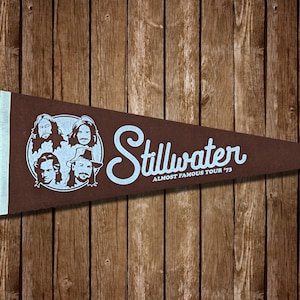 90s Rock & Roll Movie Inspired, Vintage themed Pennant Flag - Limited Edition