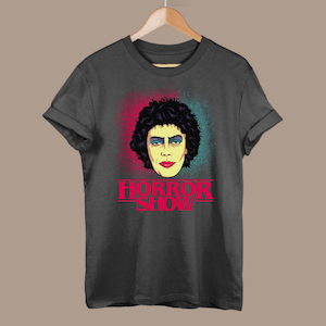 Rocky Horror Show, Inspired Limited Edition Shirt. Classic, Cult, Man, Frank N Furter, Cult, Horror, British Movies.