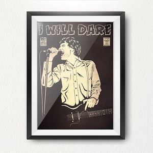 80s Punk Rock Music Inspired Limited Edition Print. Classic, Cult
