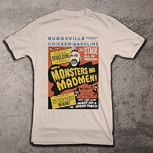 Horror Movie Inspired Limited Edition Shirt. Cpt Spaulding, Monsters, Madmen.