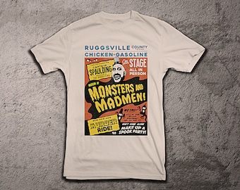 Horror Movie Inspired Limited Edition Shirt. Cpt Spaulding, Monsters, Madmen.