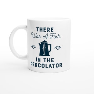 90s TV Series inspired Limited Edition Mug. Classic, Cult, Fish in the Percolator.