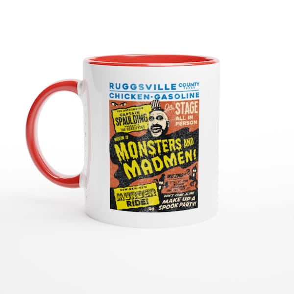 Cult Horror Movie inspired Limited Edition Mug. Monsters, Madmen.