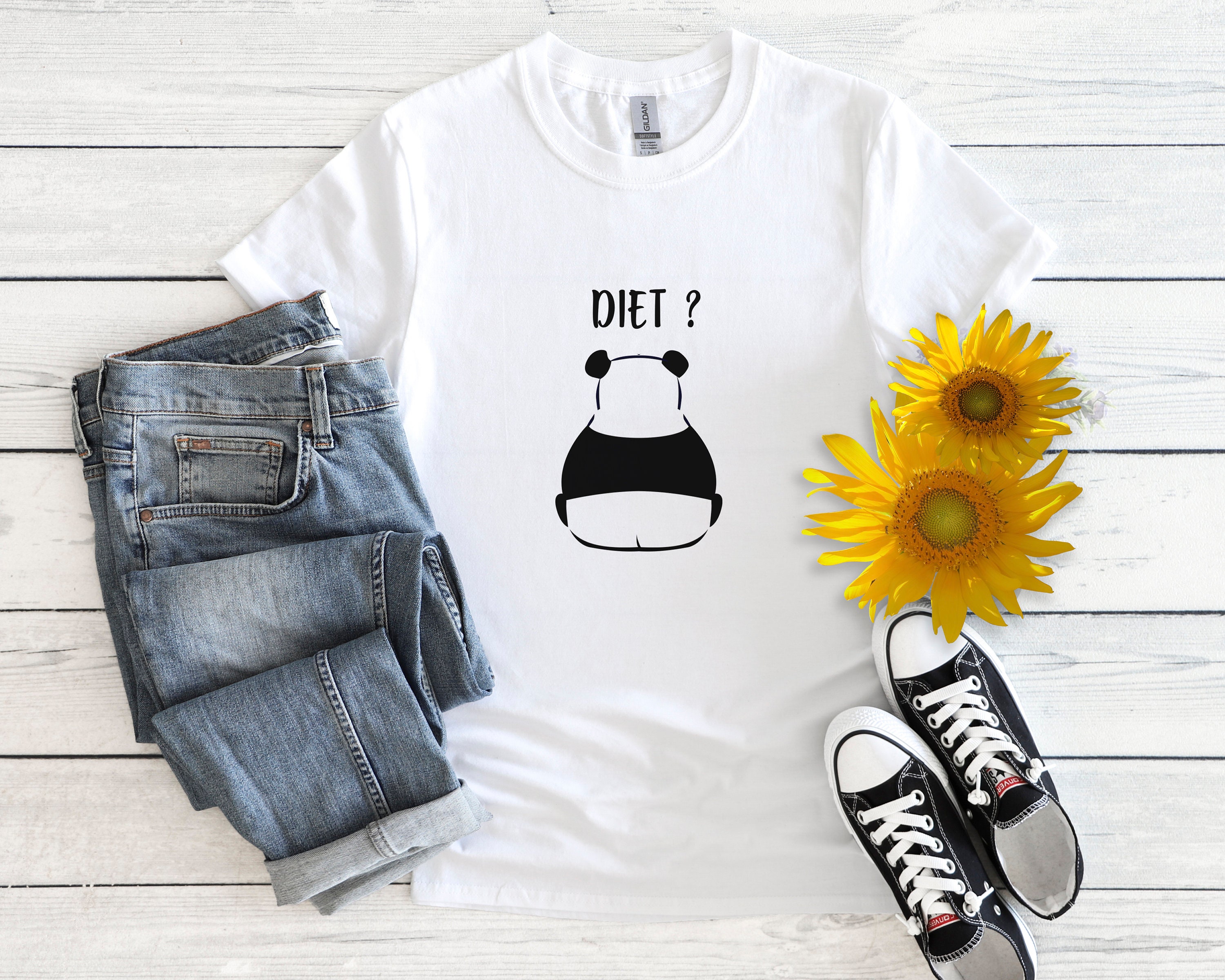 Cute Panda Svg, Panda Svg Bundle, Cute Panda Back, Diet Panda, Not