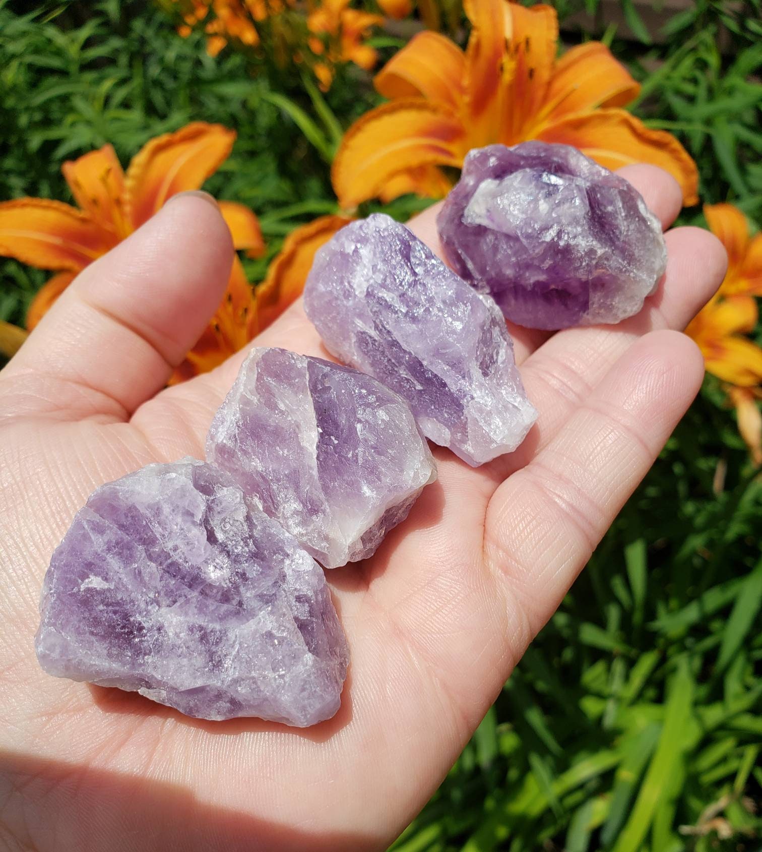 Raw amethyst chunk