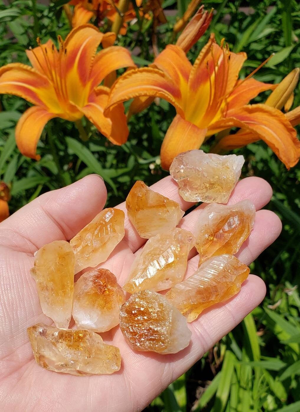 Raw Citrine Crystal (Heat Treated) - Citrine Stone - Raw Citrine ston…