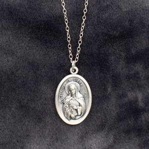 Saint Catherine of Siena Medal Necklace